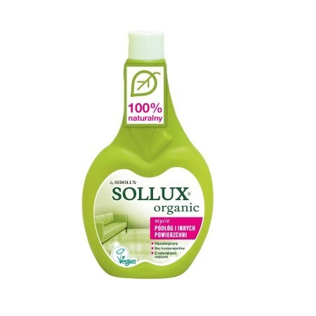 SOLLUX ORGANIC Płyn wielofunkcyjny do mycia podłóg i innych powierzchni 500ml